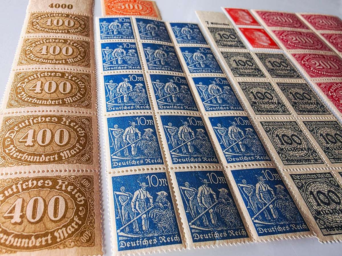 DEUTSCHES REICH - LARGE RARE LOT OF STAMP BLOCKS
