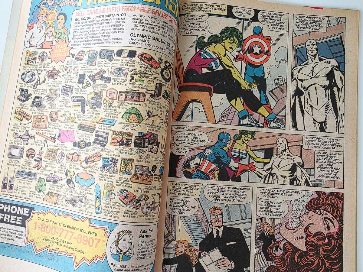 VINTAGE COMIC - MARVEL AVENGERS - 5 DIFFERENT AVAILABLE - TOP CONDITION