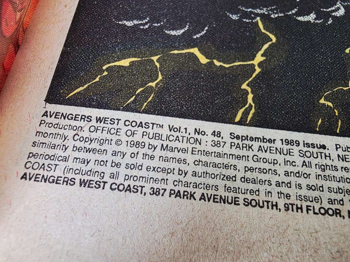 VINTAGE COMIC - MARVEL AVENGERS - 5 DIFFERENT AVAILABLE - TOP CONDITION