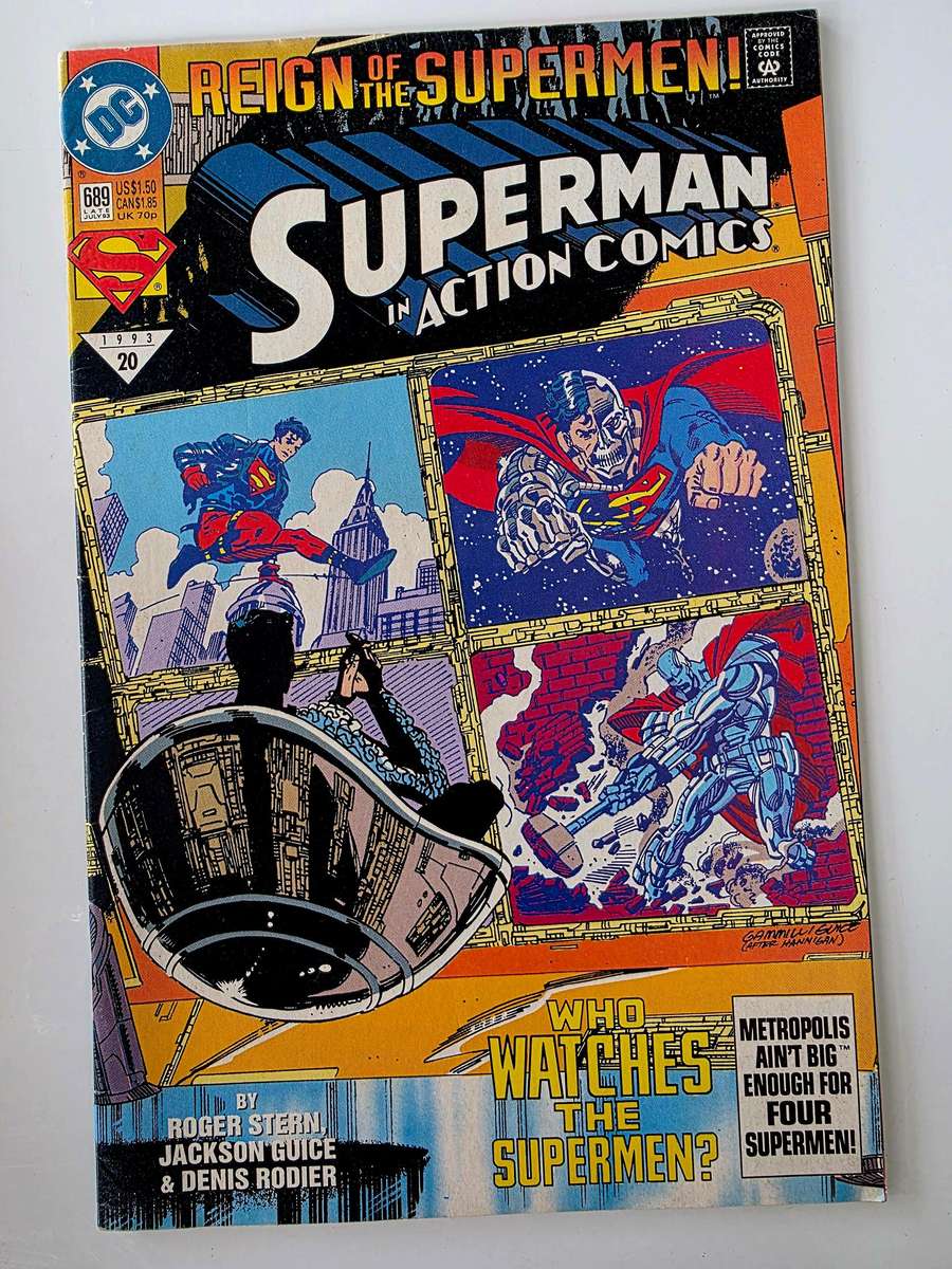 VINTAGE COMIC - SUPERMAN - 5 DIFFERENT AVAILABLE - TOP CONDITION