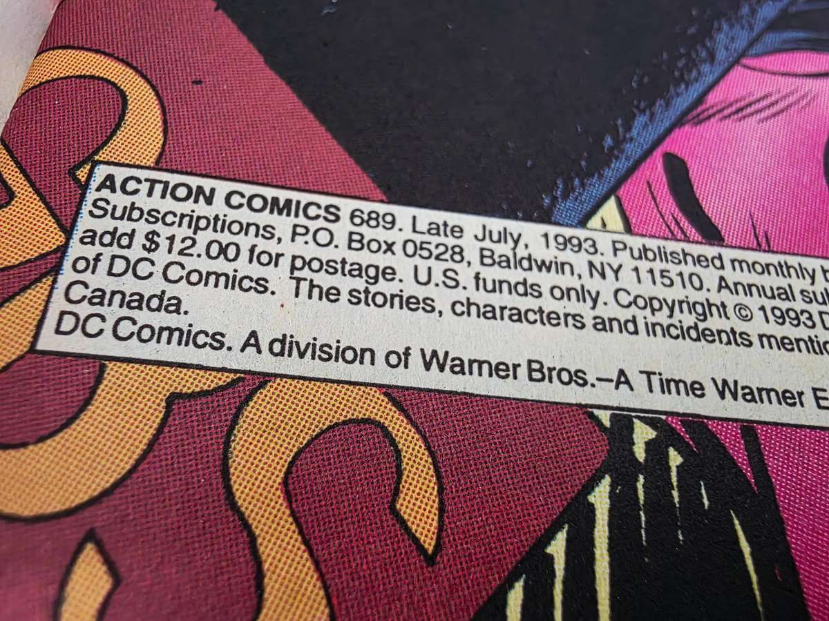 VINTAGE COMIC - SUPERMAN - 5 DIFFERENT AVAILABLE - TOP CONDITION