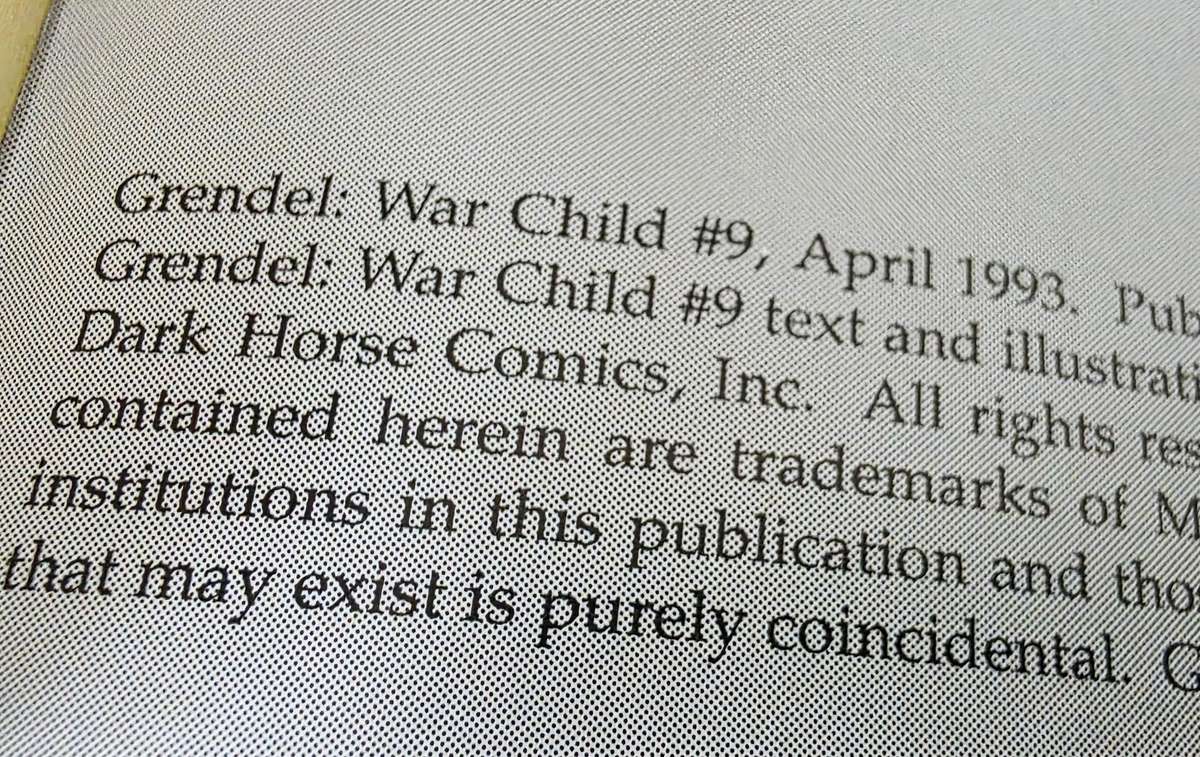 VINTAGE COMIC - GRENDEL - 5 DIFFERENT AVAILABLE - TOP CONDITION