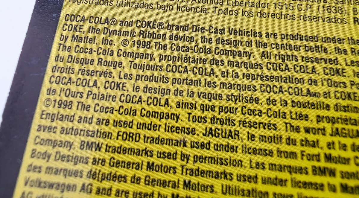 1998 MATCHBOX COLLECTIBLES  COCA COLA - 1953 JAGUAR XJ120