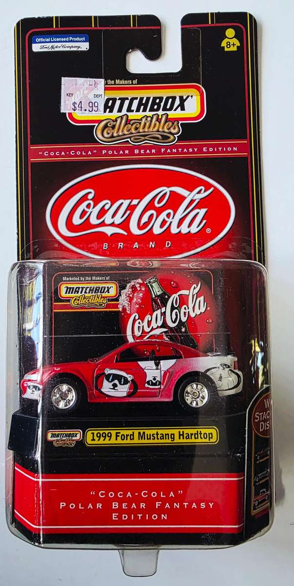 1999 MATCHBOX COLLECTIBLES  COCA COLA - 1999 FORD MUSTANG HARDTOP