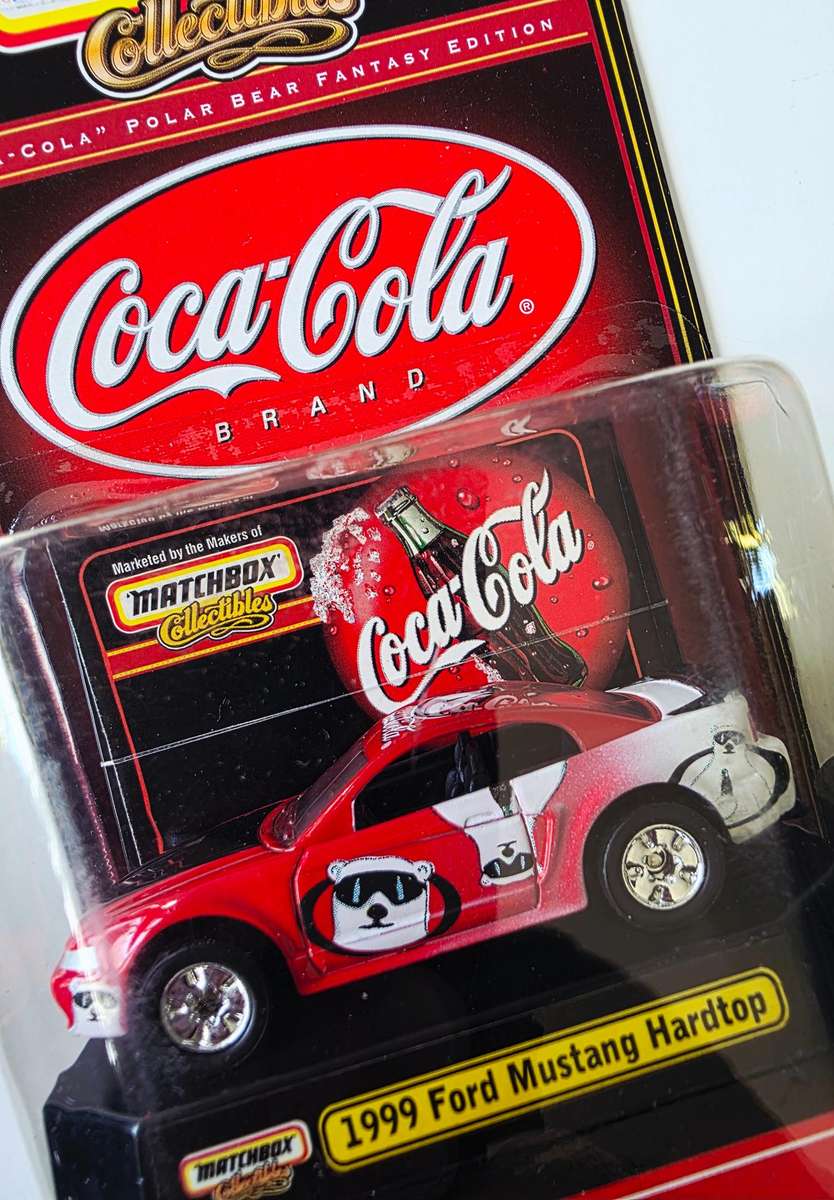 1999 MATCHBOX COLLECTIBLES  COCA COLA - 1999 FORD MUSTANG HARDTOP