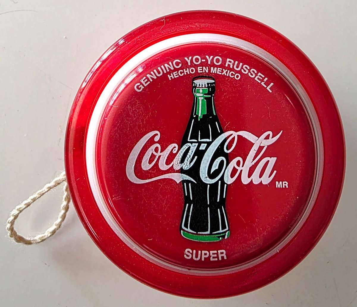 Vintage Coca-Cola Super Yo-Yo Russell Hecho en Mexico