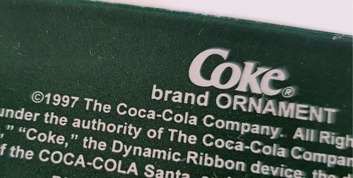 2 STUNNING RARE COKE ORNAMENTS