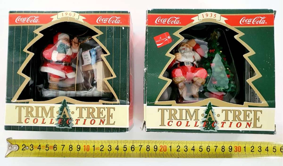 2 STUNNING RARE COKE ORNAMENTS
