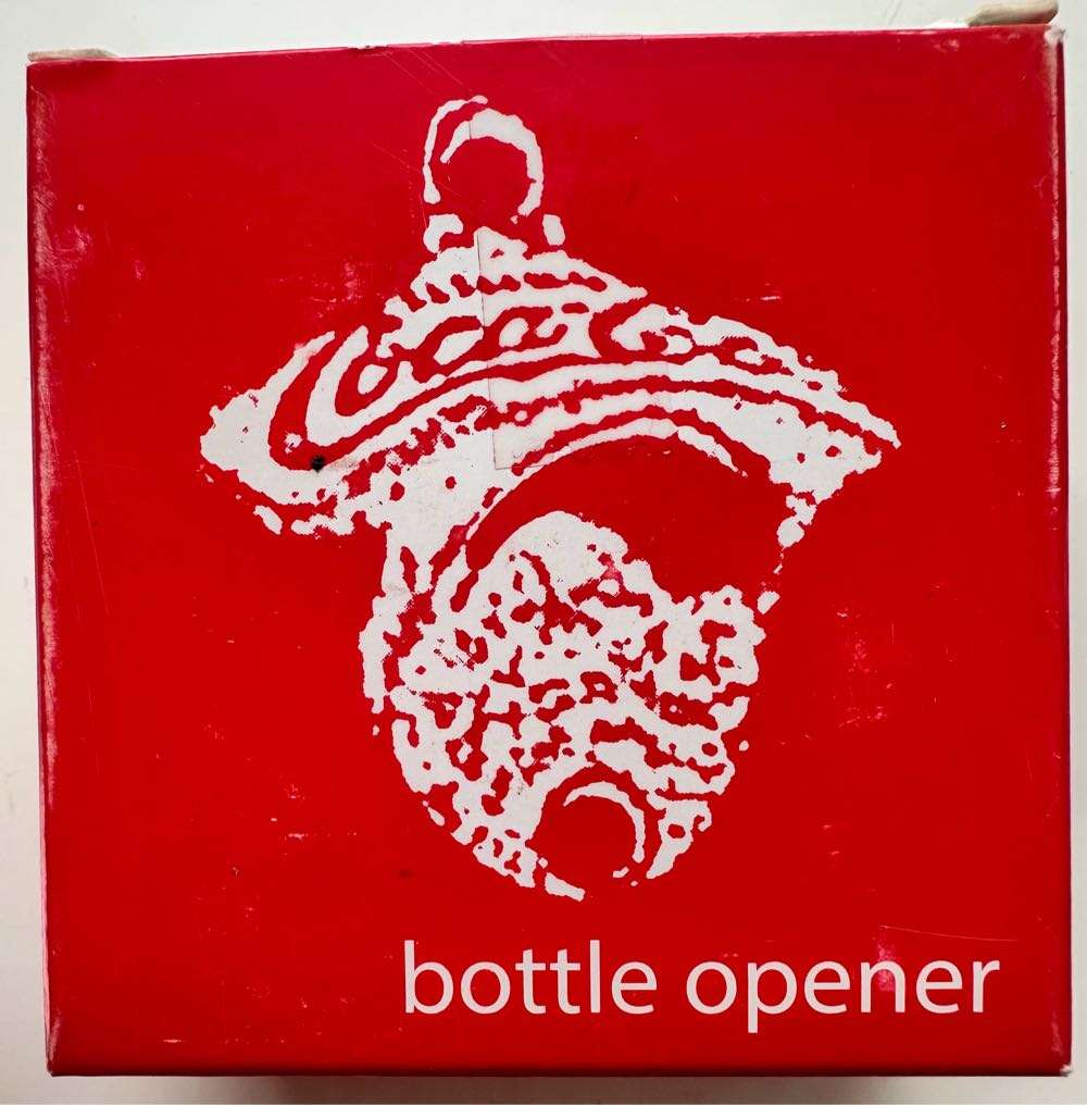 VINTAGE STYLE COCA COLA RUSTIC WALL MOUNT BOTTLE OPENER - IN ORIGINAL COCA COLA BOX