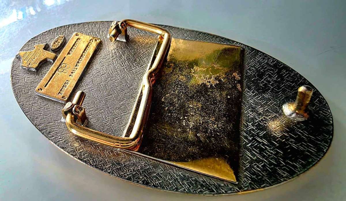  RARE LTD. ED. California Dpt. Corrections Commemorative Belt Buckle (Year 2000)
