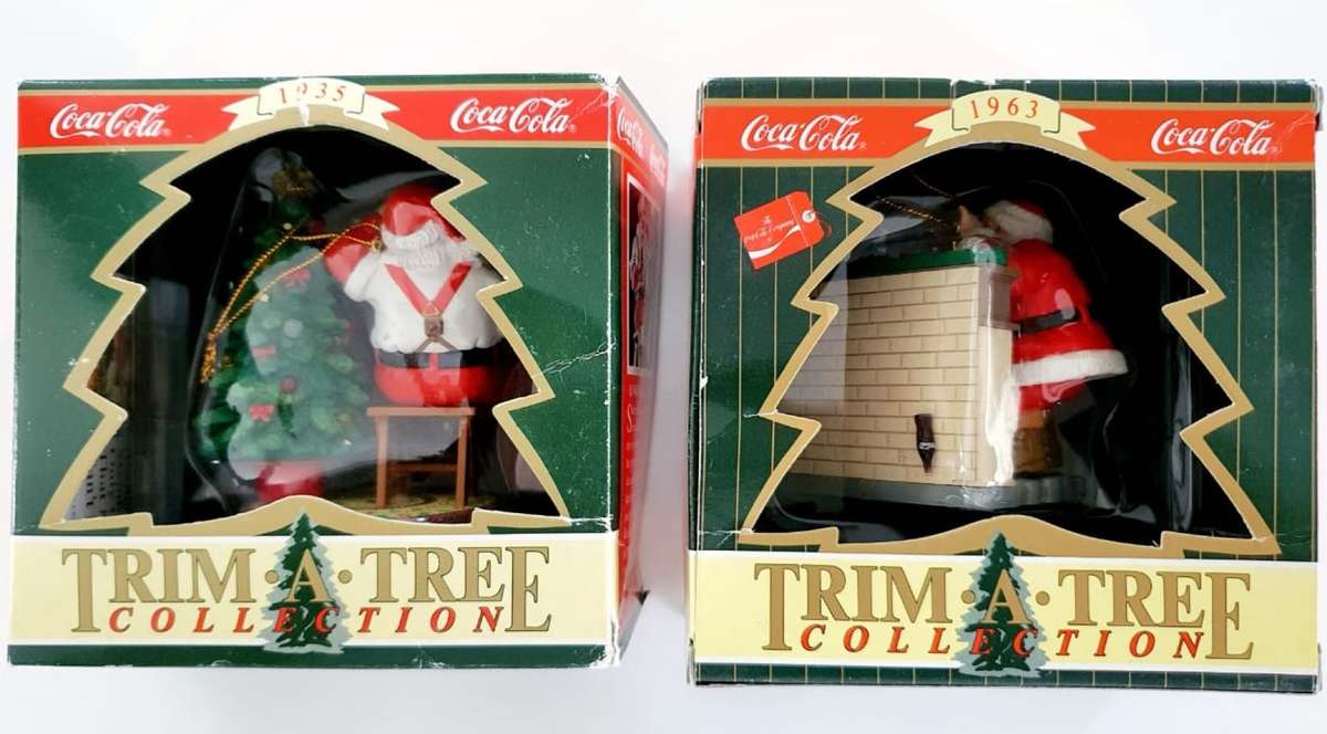 2 STUNNING RARE COKE ORNAMENTS