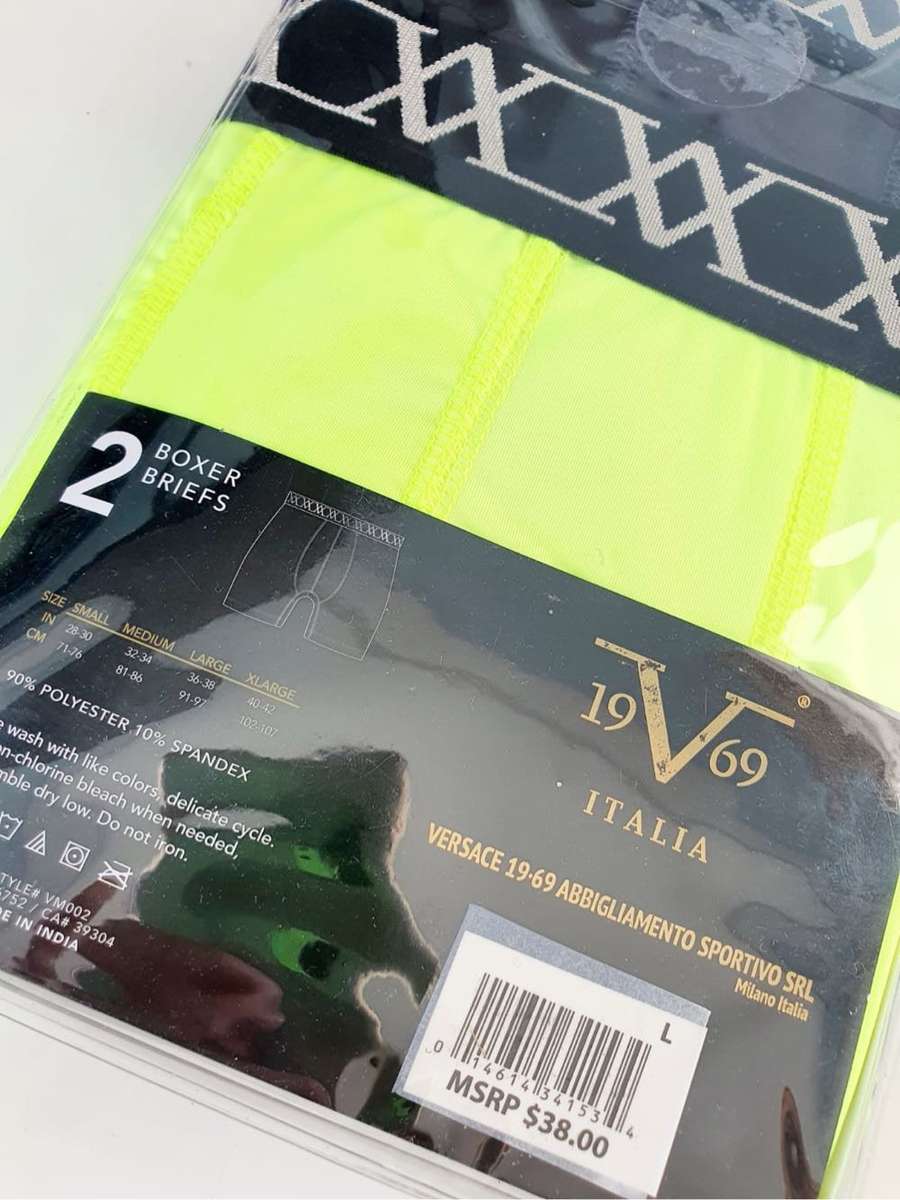 VERSACE 19-69 - 2 PACK - LARGE - MOTION STRETCH - MSRP $38.00