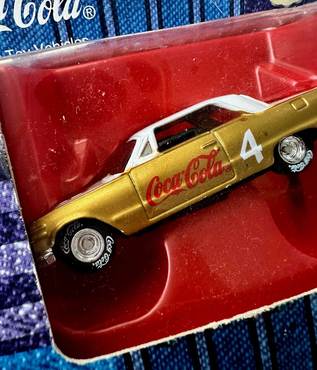 1994 VINTAGE COCA COLA - EDOCAR CS - 4 HORSE POWER - TOY DIE CAST CAR - ORIGINAL PACKAGING