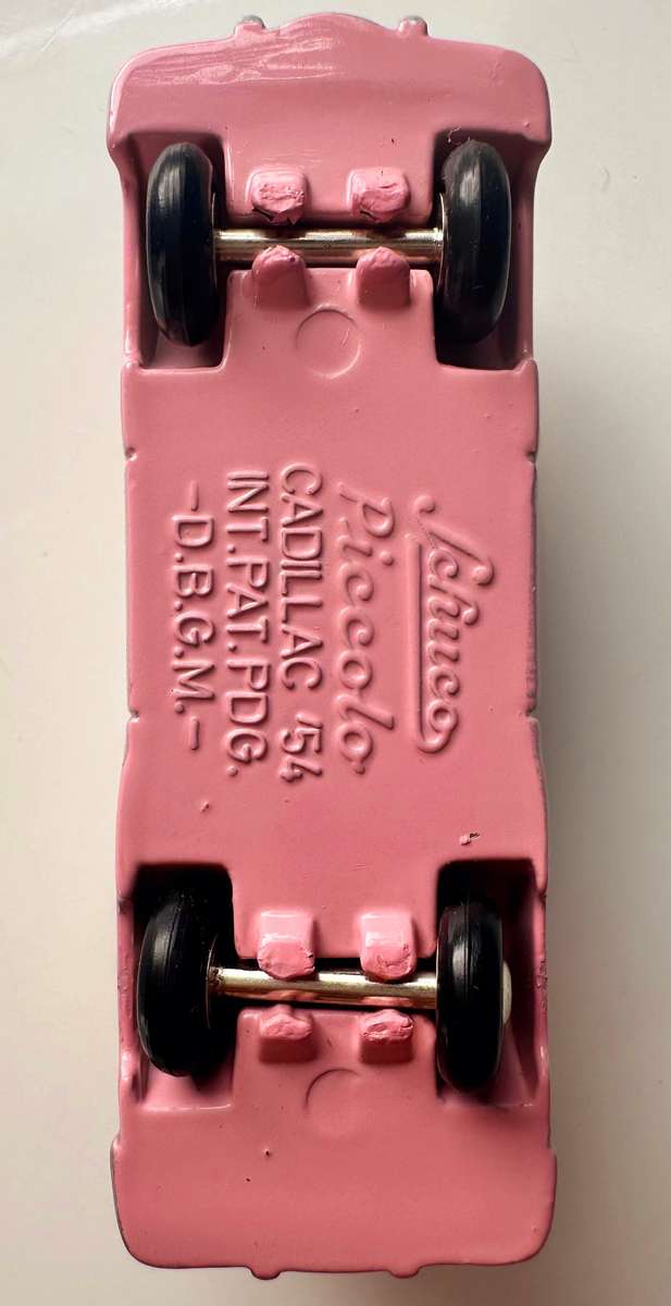 SCHUCO - PICCOLO PINK CADILLAC 54 - WOODSTOCK EDITION - SUPER RARE TO GET YOUR HANDS ON