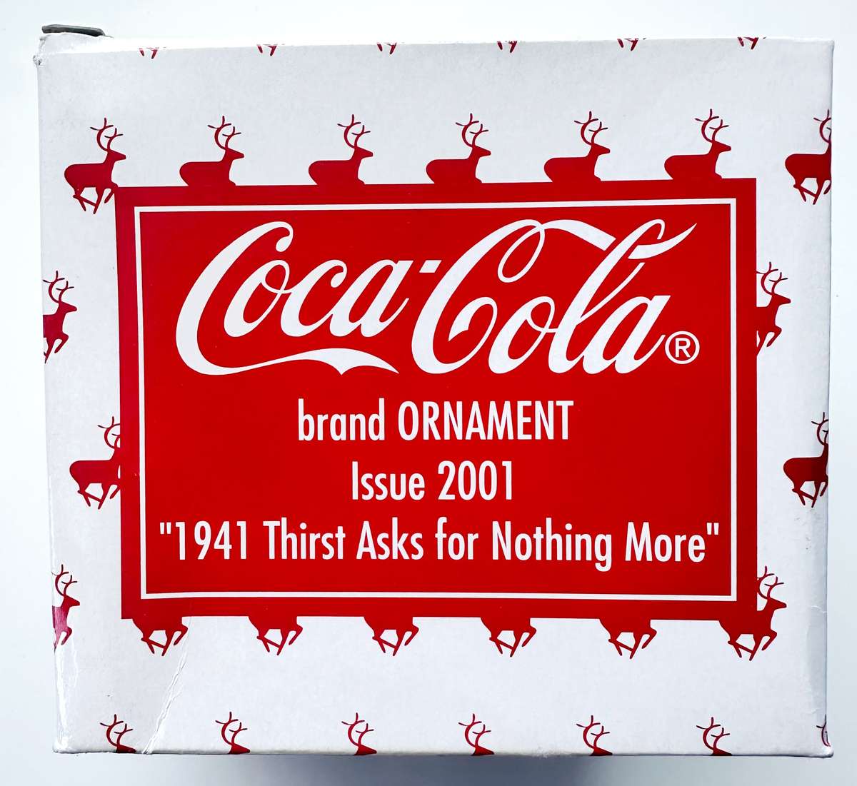 2 X STUNNING COCA COLA ORNAMENTS - 1 TRIM A TREE COLLECTION AND 1 GLASS-BLOWN CAVANAGH'S - CRAZY
