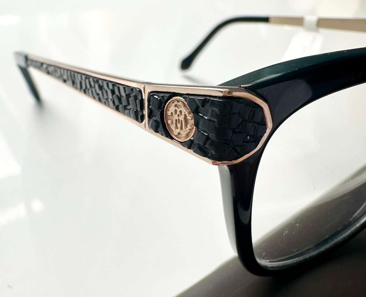 LUXURY ROBERTO CAVALLI POLARIS RC934 BLACK & GOLD - WITH CASE