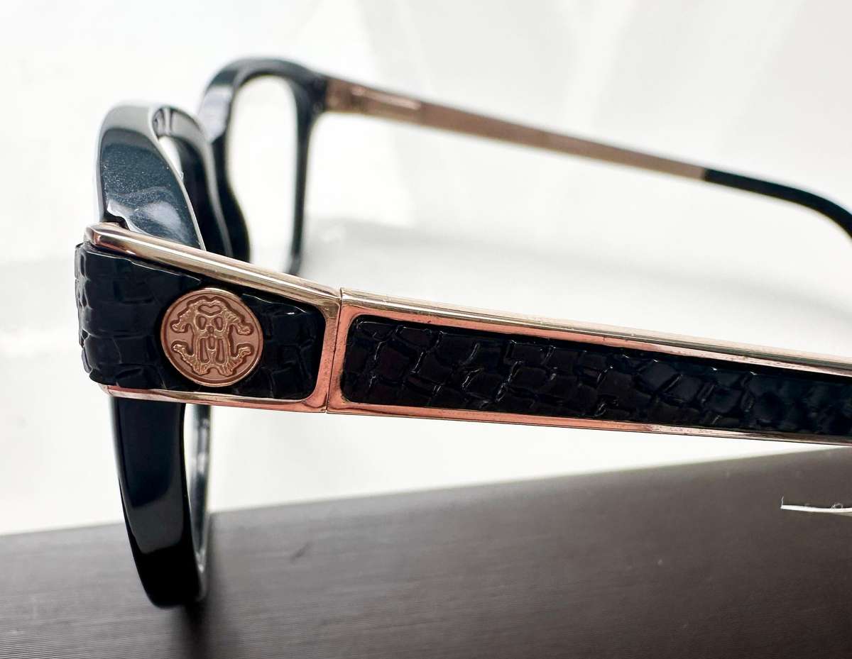 LUXURY ROBERTO CAVALLI POLARIS RC934 BLACK & GOLD - WITH CASE