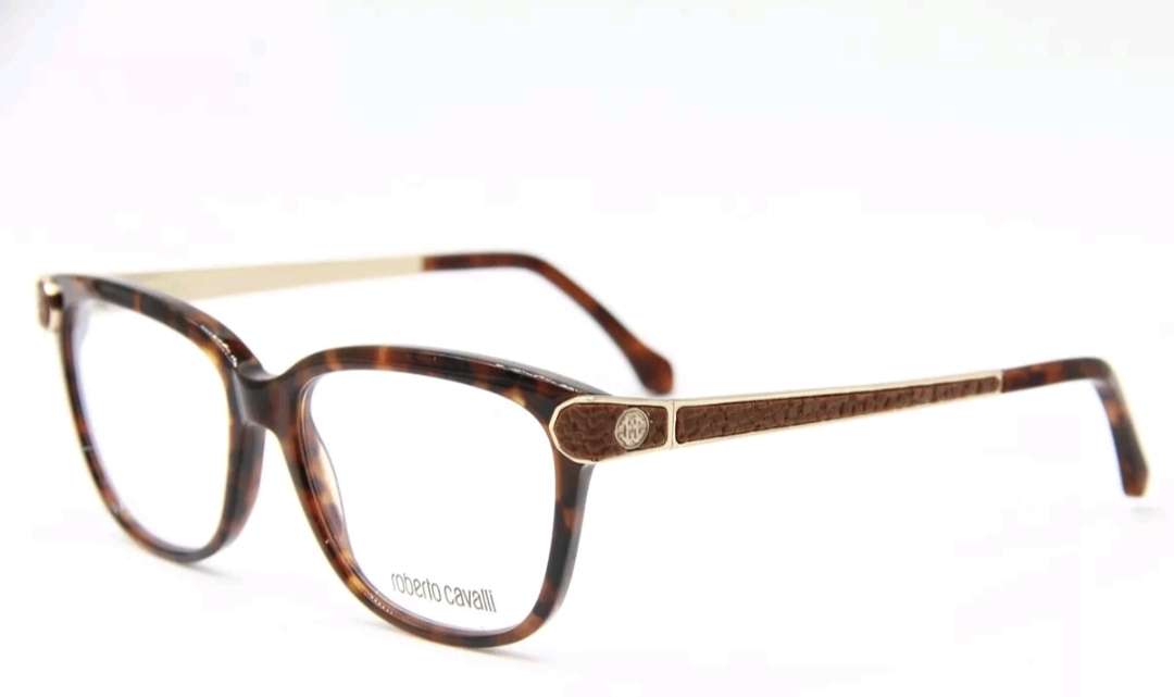 ROBERTO CAVALLI 934 052 POLARIS HAVANA EYEGLASSES AUTHENTIC RX 53-15 - DEMO MODEL