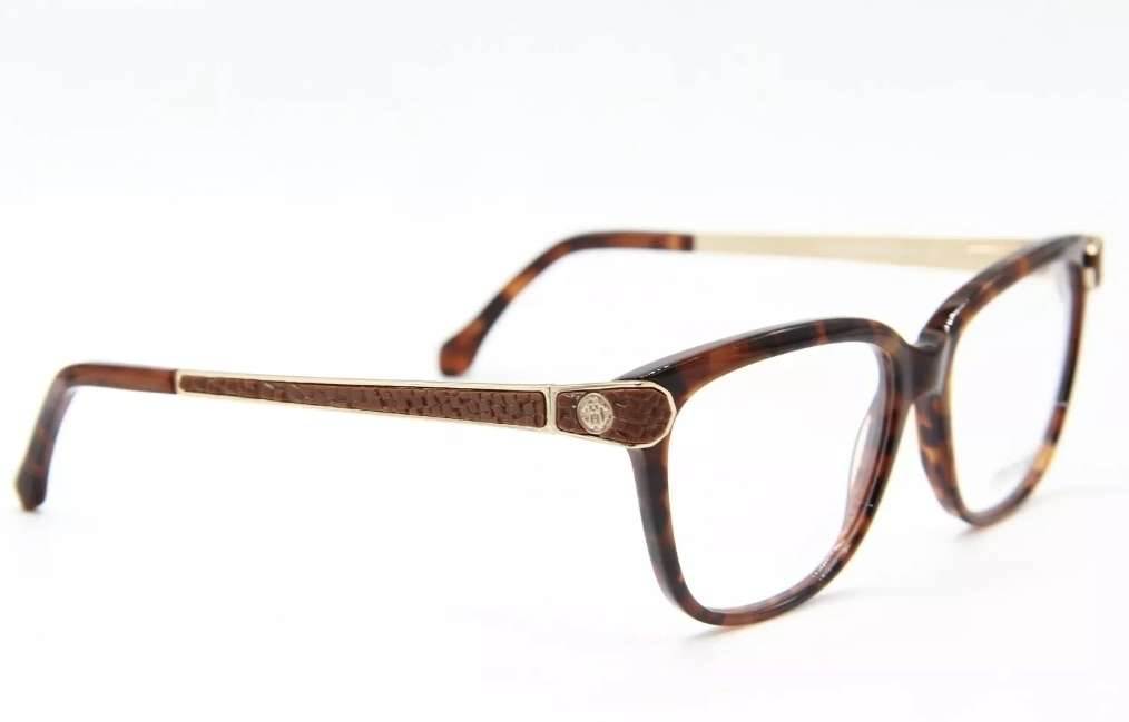ROBERTO CAVALLI 934 052 POLARIS HAVANA EYEGLASSES AUTHENTIC RX 53-15 - DEMO MODEL