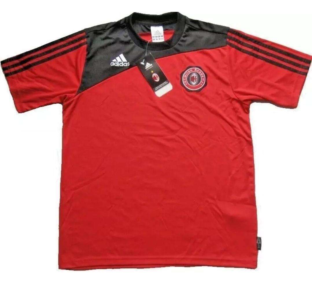 AC Milan Adidas Fan Trikot - Ted/Black - Size S