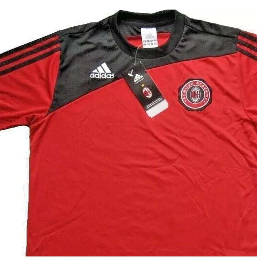 AC Milan Adidas Fan Trikot - Ted/Black - Size S