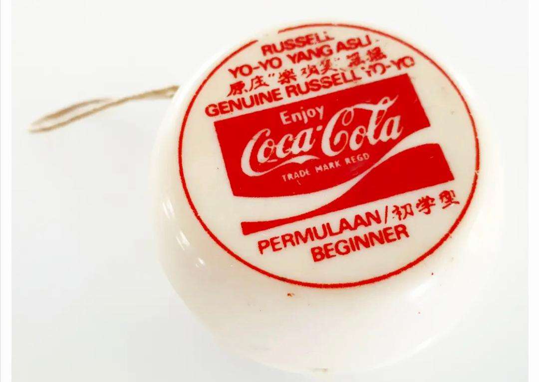 GENUINE VINTAGE COCA-COLA RUSSELL YOYO - YANG ASLI