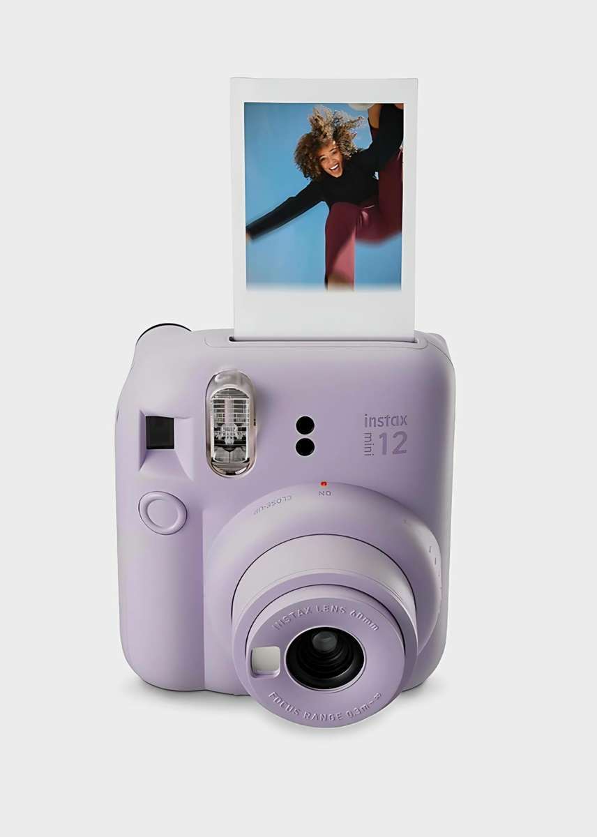 Fujifilm Instax Mini 12 Instant Film Camera, Lilac Purple