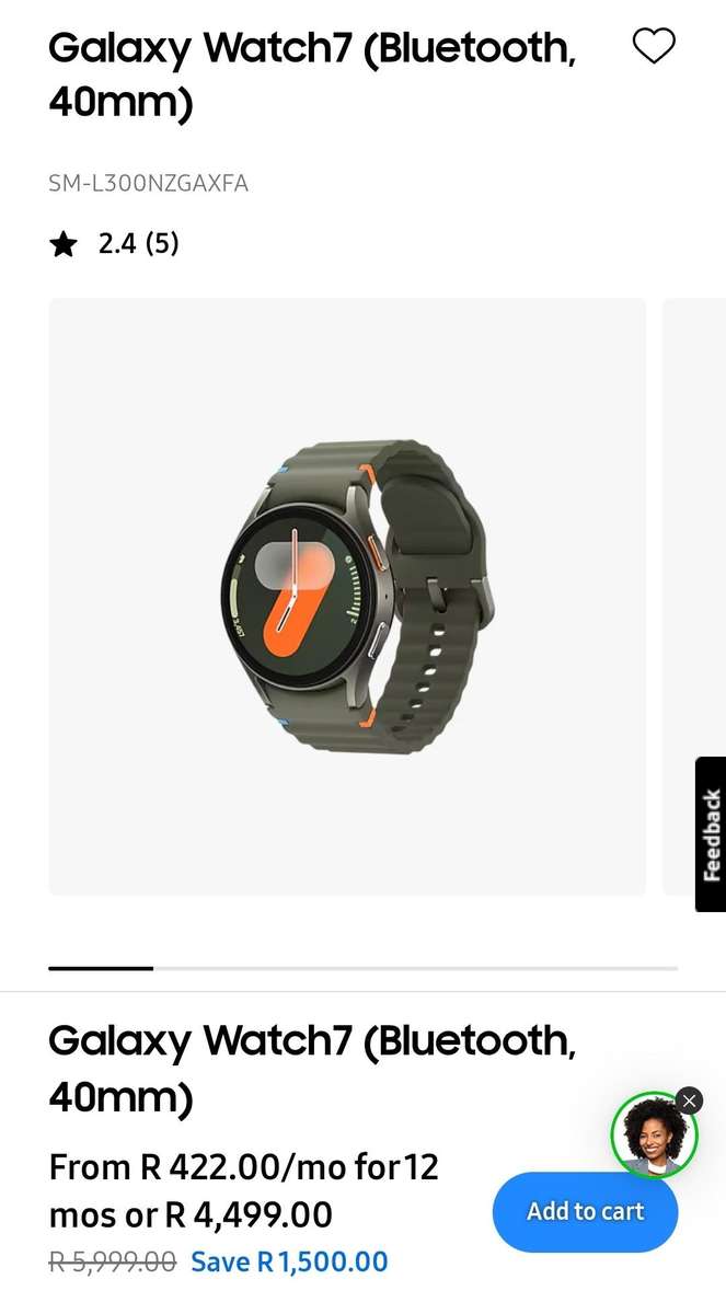 Samsung Galaxy Watch7 - Olive Green