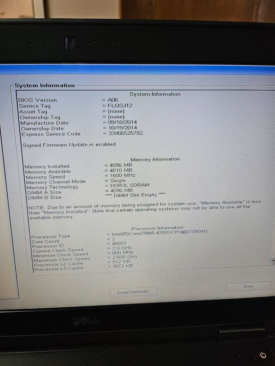 DELL E5440 CI5 LAPTOP