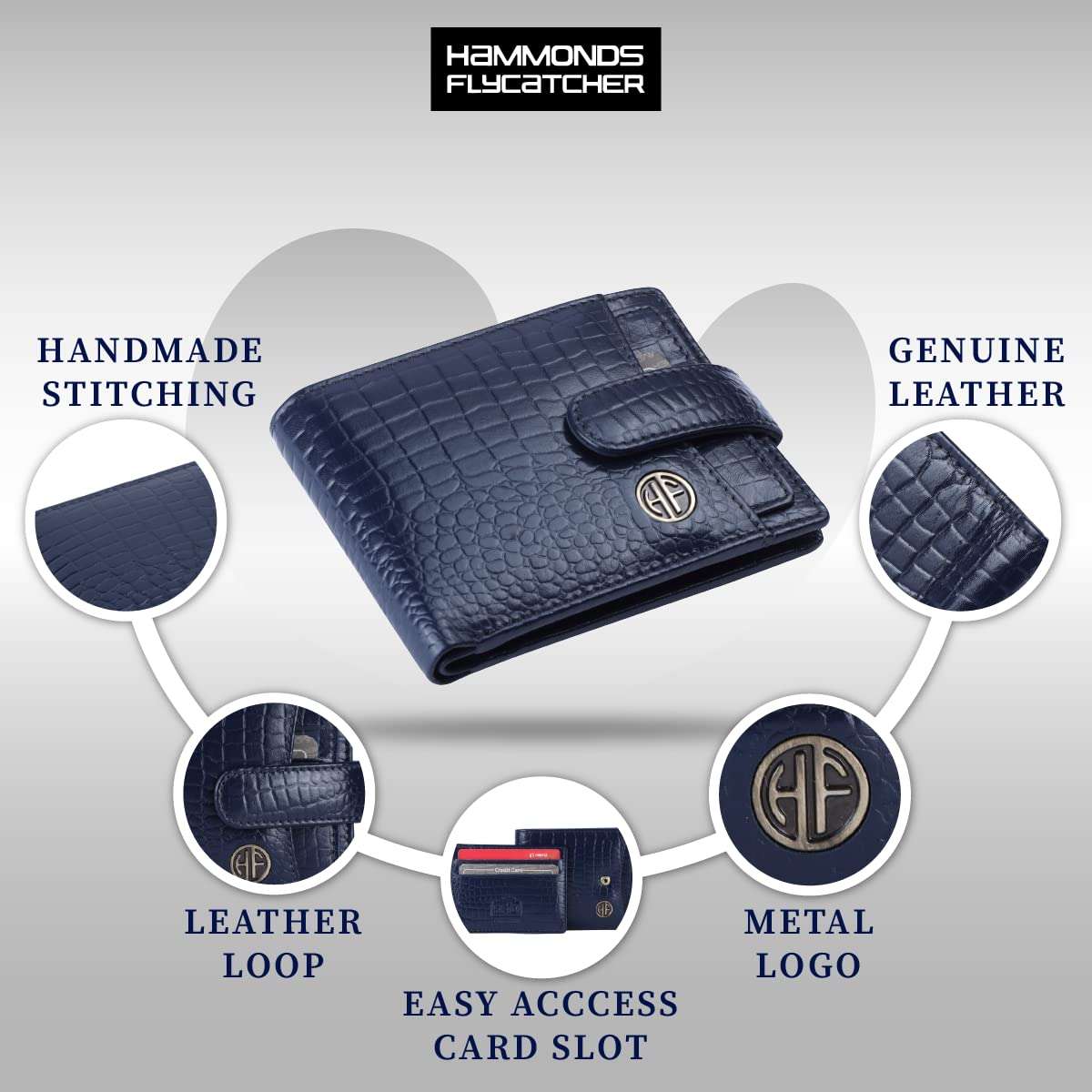 HORNBULL Themes Black RFID Blocking Leather Wallet for Men | Wallets Men Leather