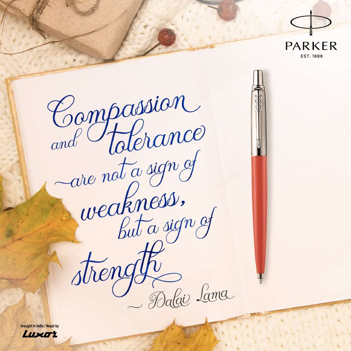 Parker Jotter Standard Ball Pen -BLUE INK - AVAILABE IN 5 COLORS