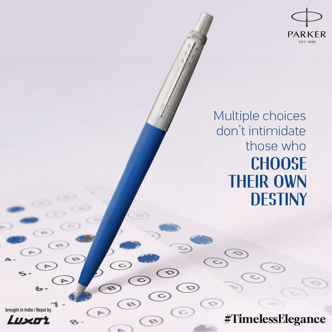 Parker Jotter Standard Ball Pen -BLUE INK - AVAILABE IN 5 COLORS