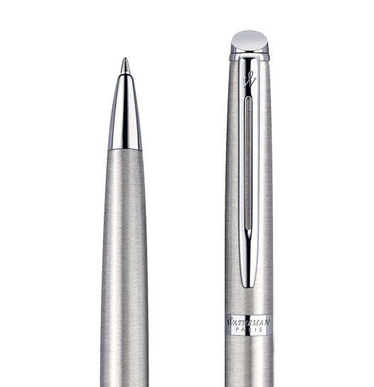 Waterman Hemisphere Stainless Steel chrome trim premium Luxury Ball Pen