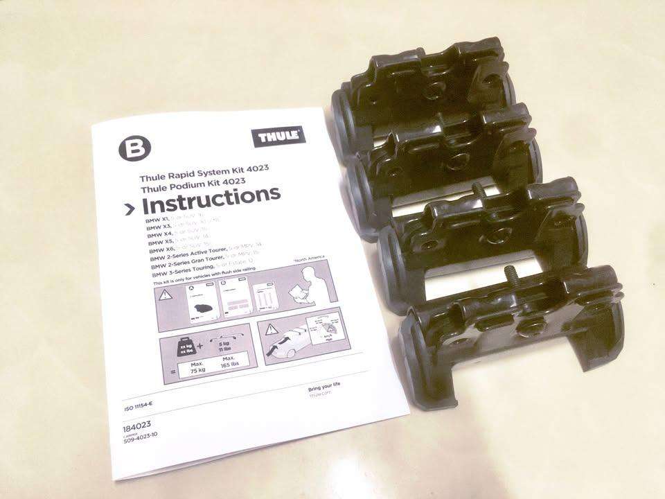 Thule 4023 Fit Kit For BMW X1, X3, X4, X5, X6