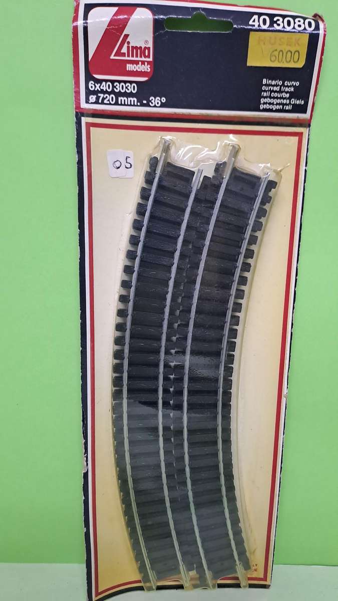 Lima 403080 Curved Tracks (Packet of 6 curved tracks)