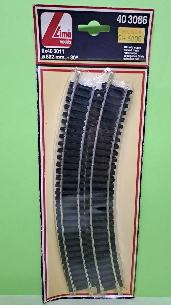 Lima 403086 Curved Tracks (Packet of 6 curved tracks)