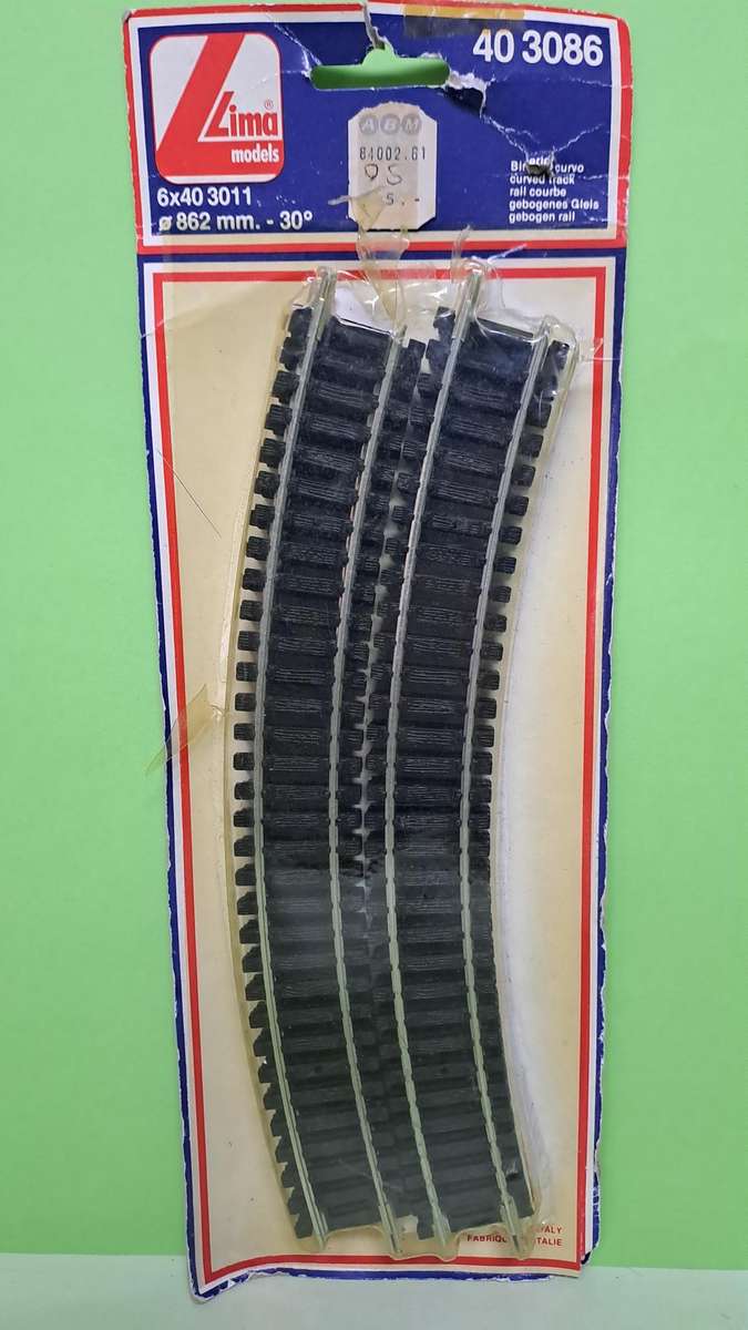 Lima 403086 Curved Tracks (Packet of 6 curved tracks)