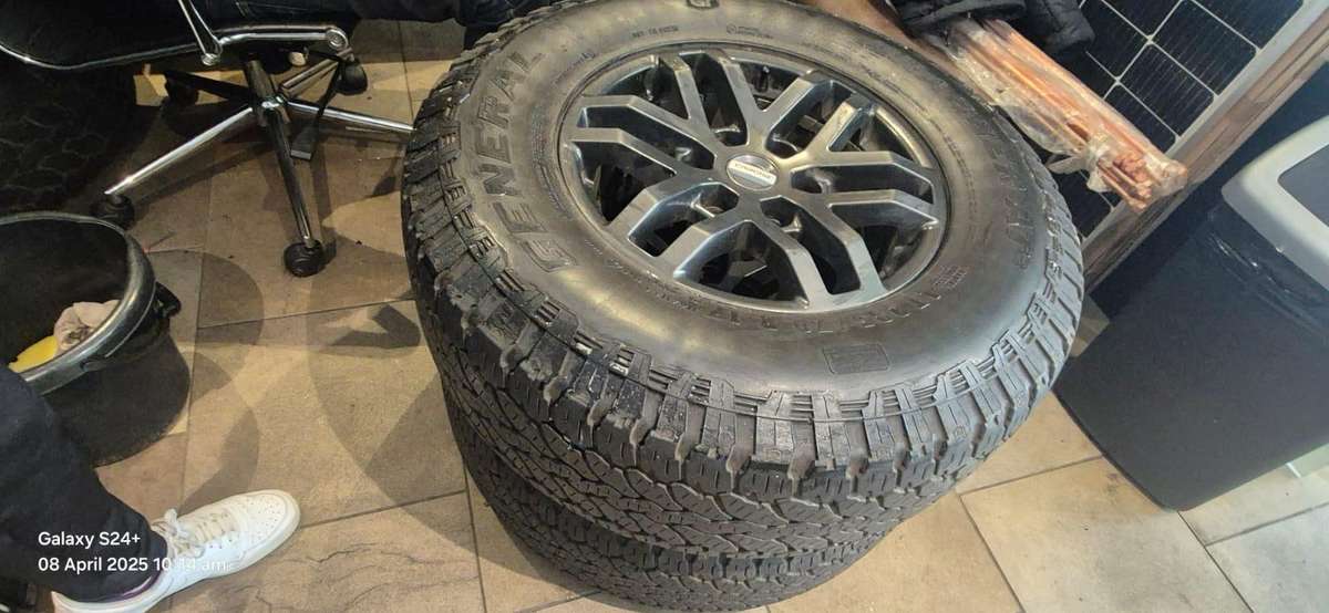 2020 Ford Raptor 17 Inch Rims with General Grabber Tires - Set of 4