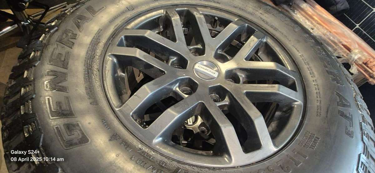 2020 Ford Raptor 17 Inch Rims with General Grabber Tires - Set of 4