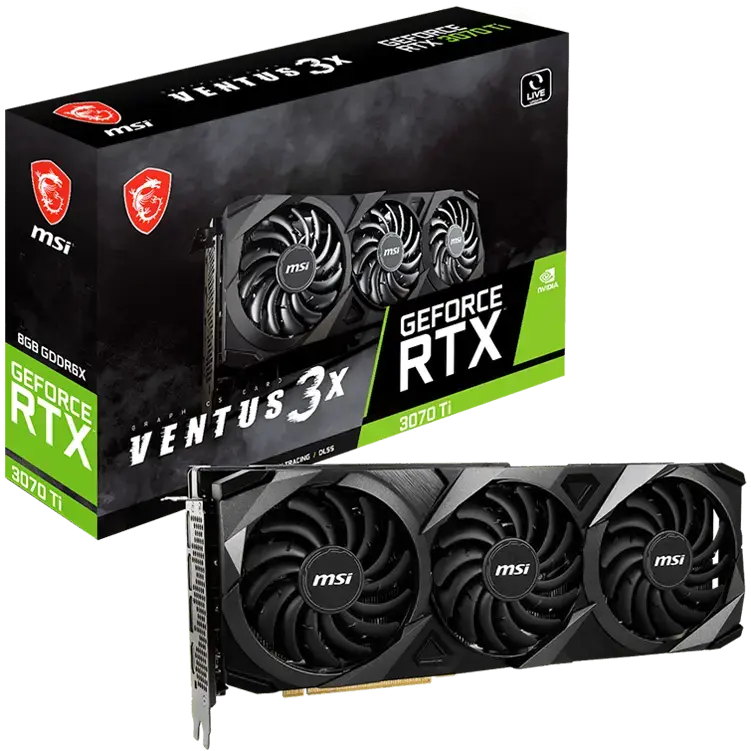 MSI RTX 3070TI Ventus 3X 8G Garphics Card