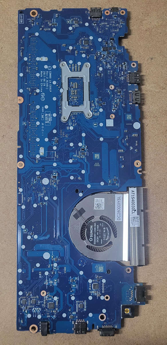 Dell CDM80 LA-E091P Rev2.0 Motherboard for E5580 7th Gen i3