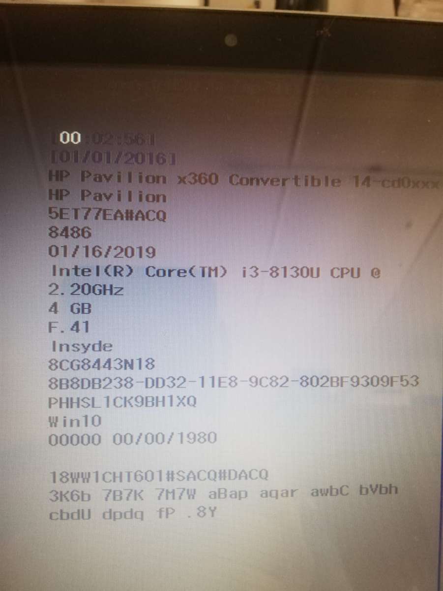 HP X360 14CD laptop (In rough shape)