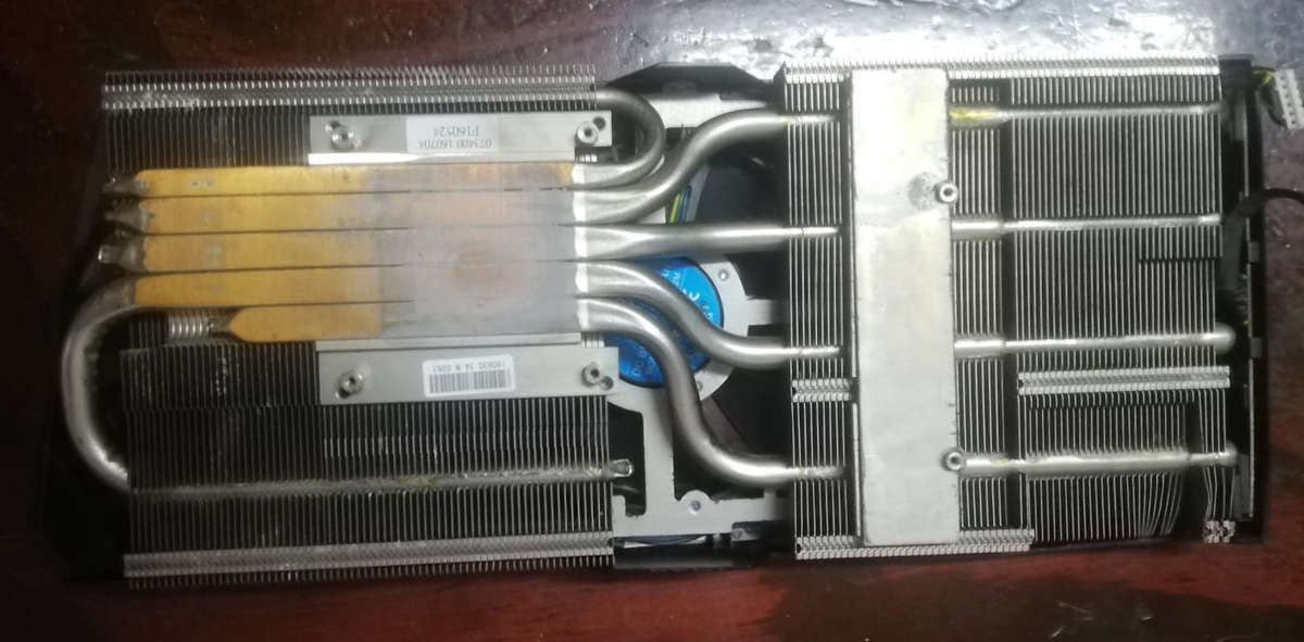 Asus RX480 8Gig Heatsink and Fan - GPU not included