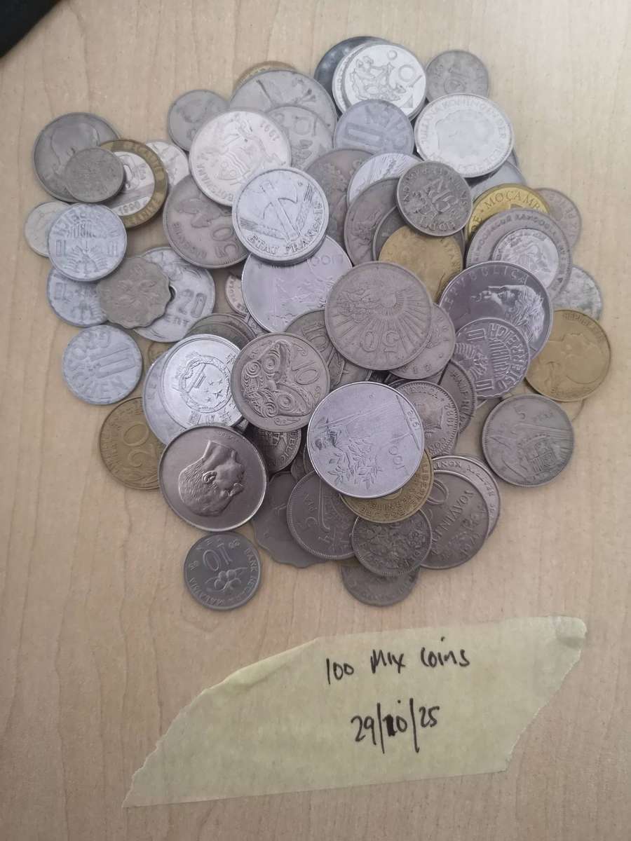 100 Mixed Coins - Lot 1