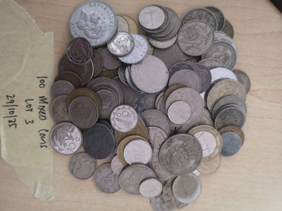 LAST LOT FOR THE MONTH - 100 Mixed Coins - Lot 3