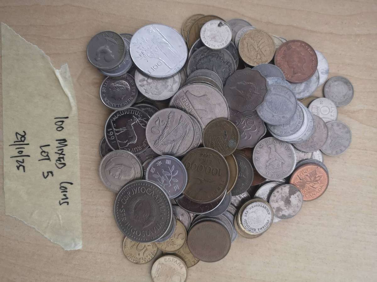 LAST LOT FOR THE MONTH - 100 Mixed Coins - Lot 5