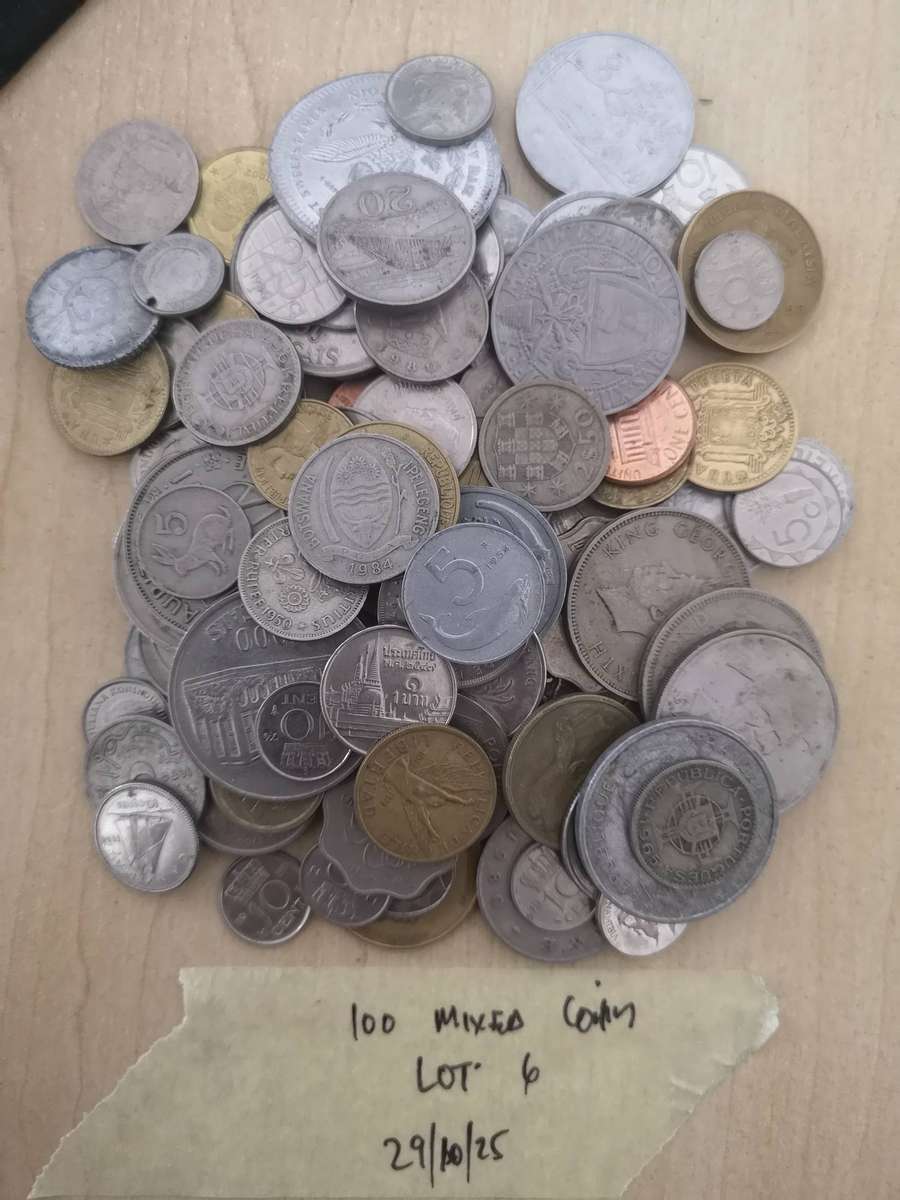 100 Mixed Coins - Lot 6