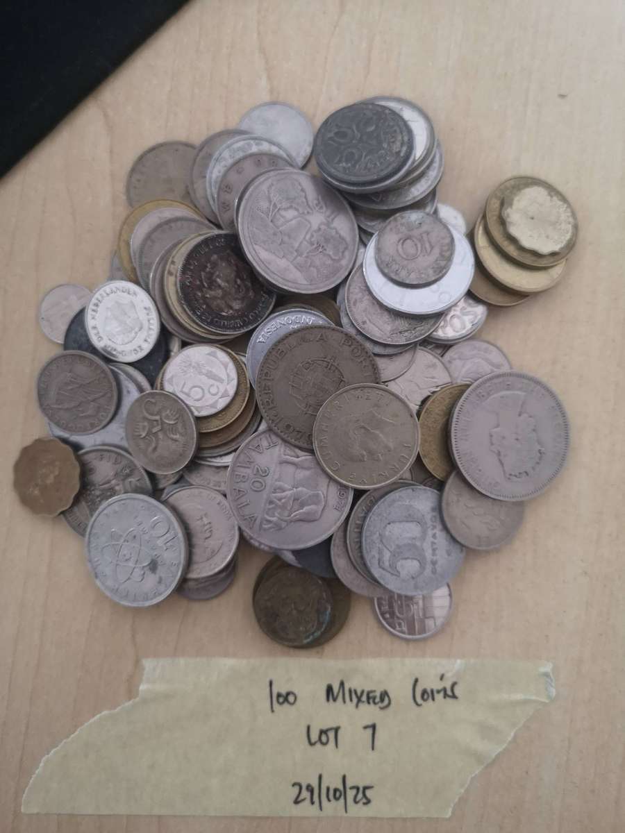 100 Mixed Coins - Lot 7