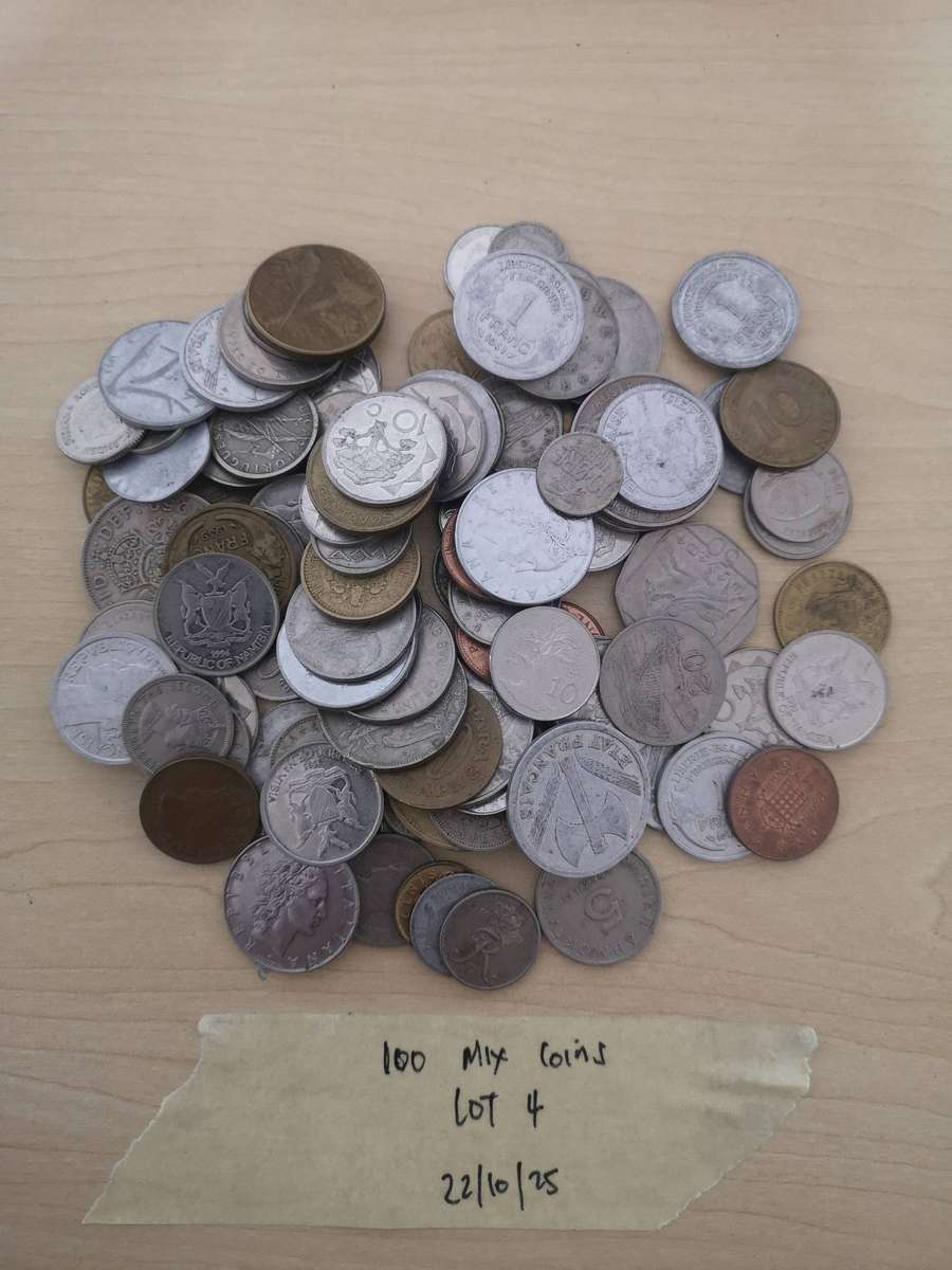 100 Mixed Coins - Lot 4