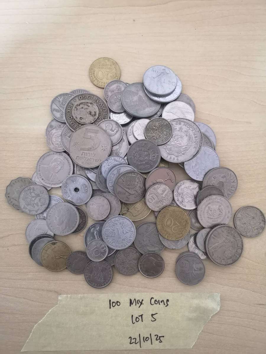 100 Mixed Coins - Lot 5